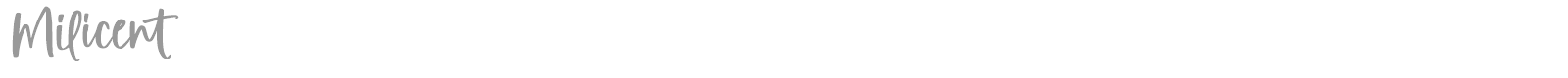 Milicent font preview
